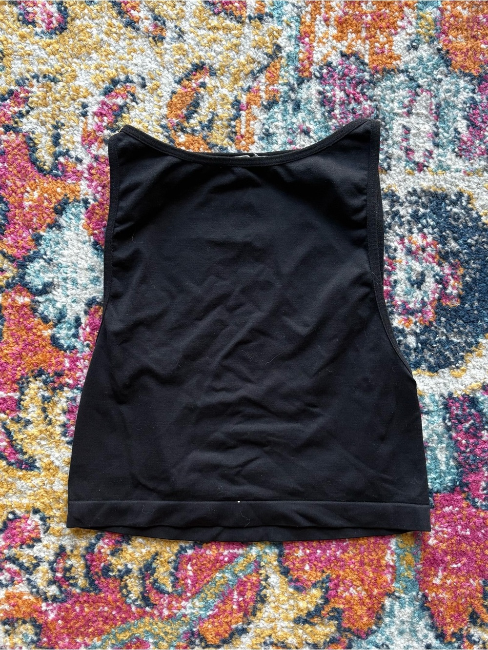 Cotton On Black Sleeveless Crop Top
